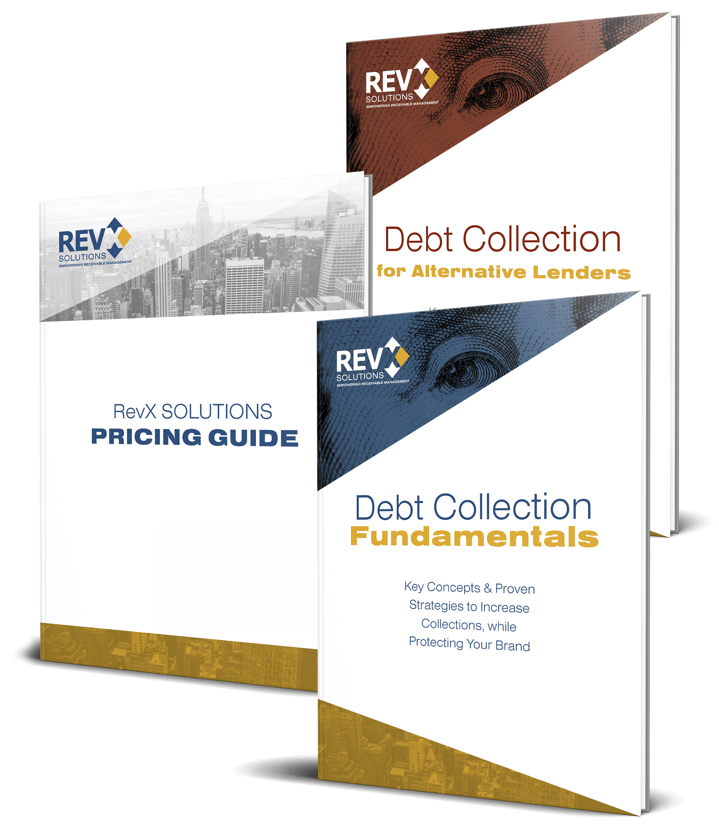 Debt Collection Fundamentals, Debt Collection for Alt. Lenders, & The RevX Solutions Pricing Guide